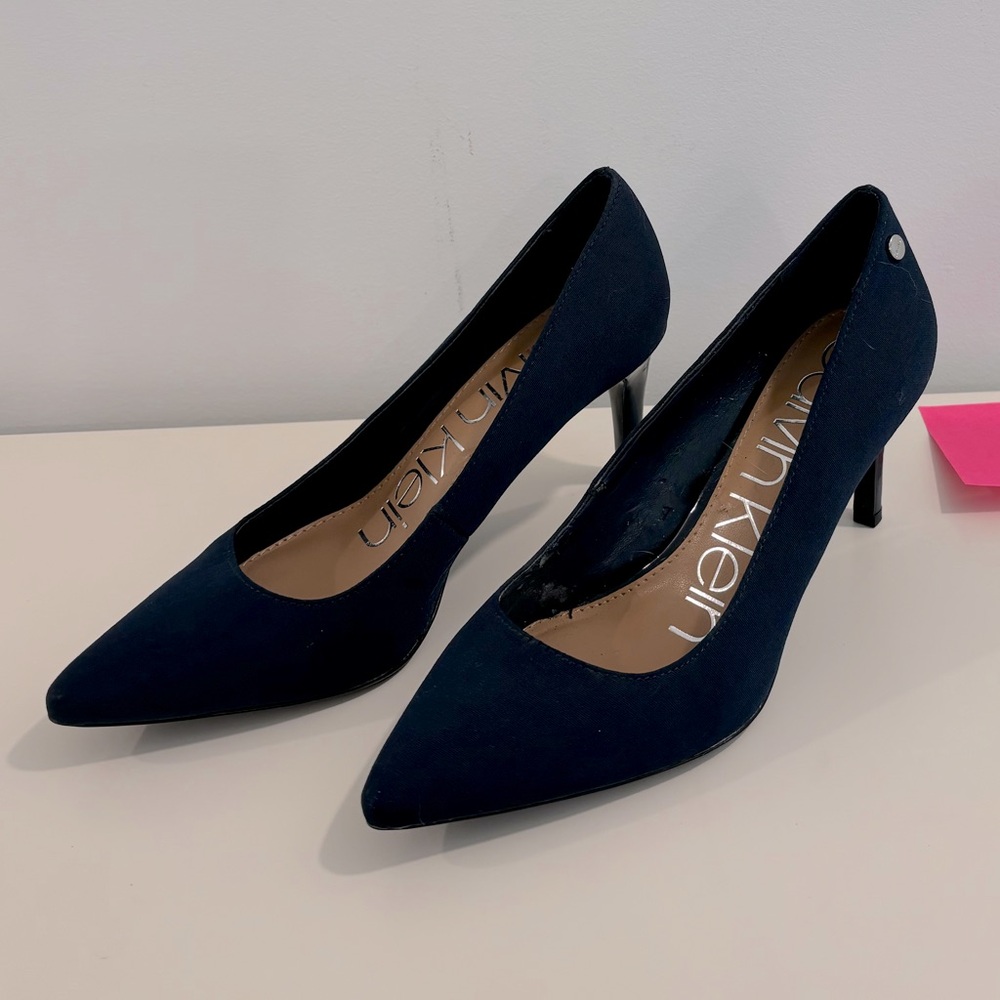 Calvin Klein High Heel Pumps, Navy